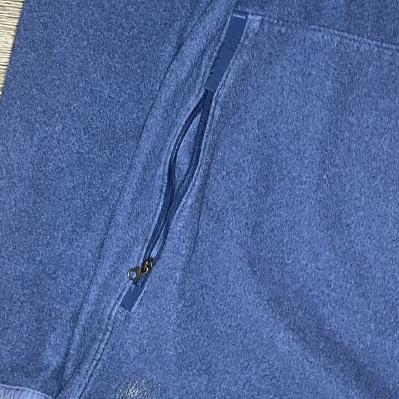 The North Face Womens Canyonland Pullover Hoodie Lrg Blue Thermal Fleece Jacket - Picture 5 of 11